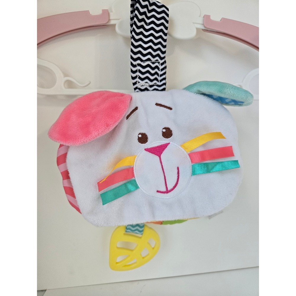 Magic Years Bee Happy Plush Sensory Crinkle Travel Toy Chick Teether